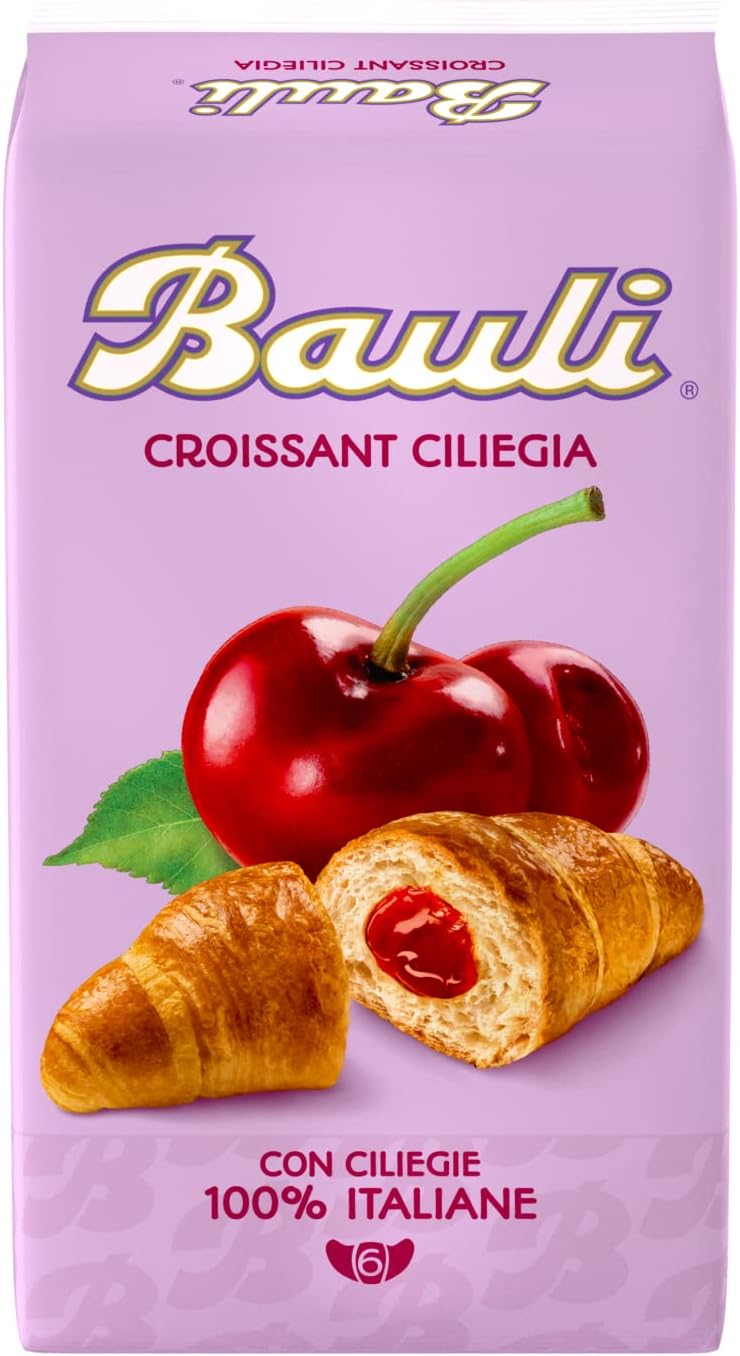 Bauli - Croissant Ciliegia - 6 Pezzi - 300 gr