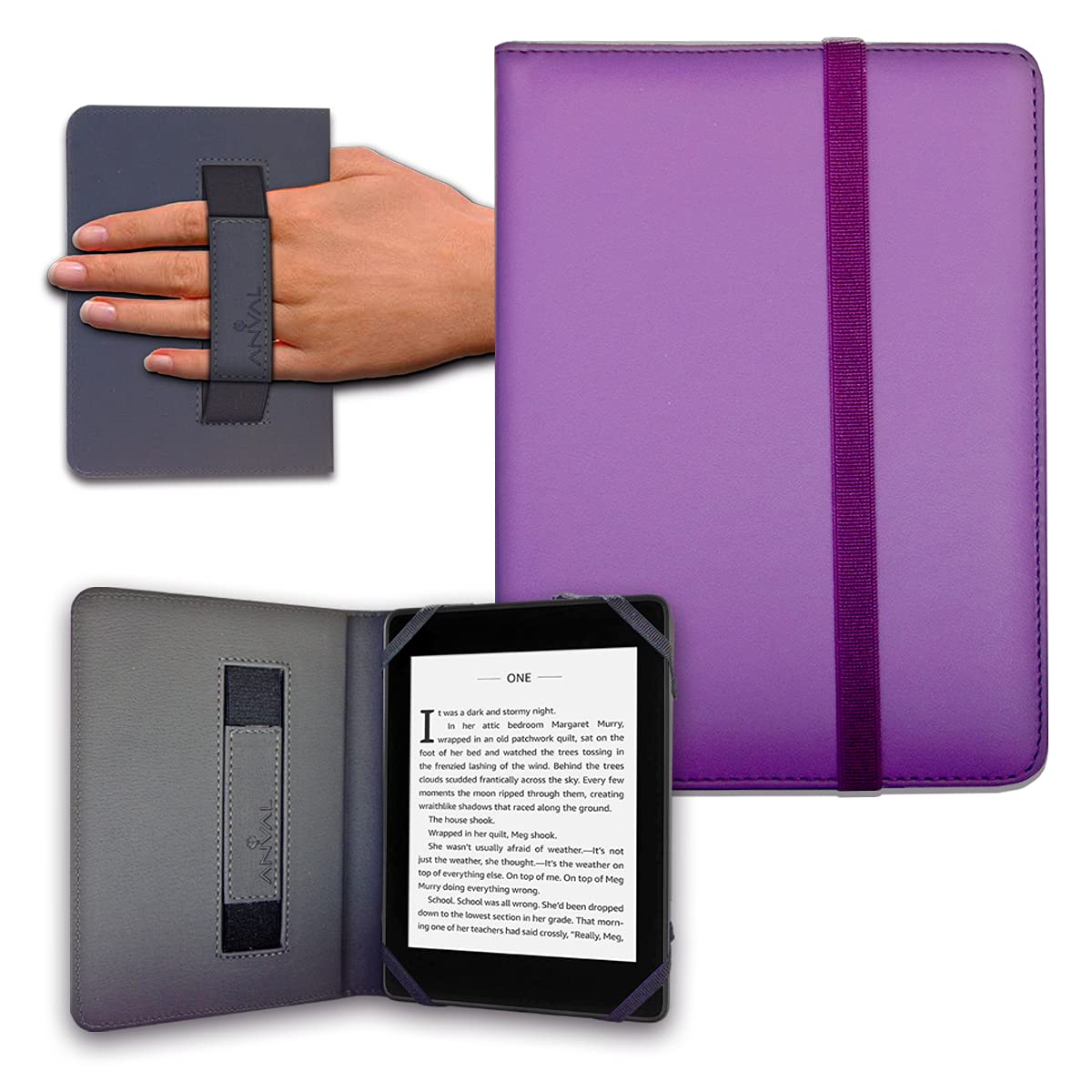 Funda para Libro electrónico eReader eBook de 6 Pulgadas - Kobo, Woxter, Tagus, BQ, Energy, SPC, Inves, Papyre, Wolder, Nolim - 6" Universal - elástico (173) — view 40