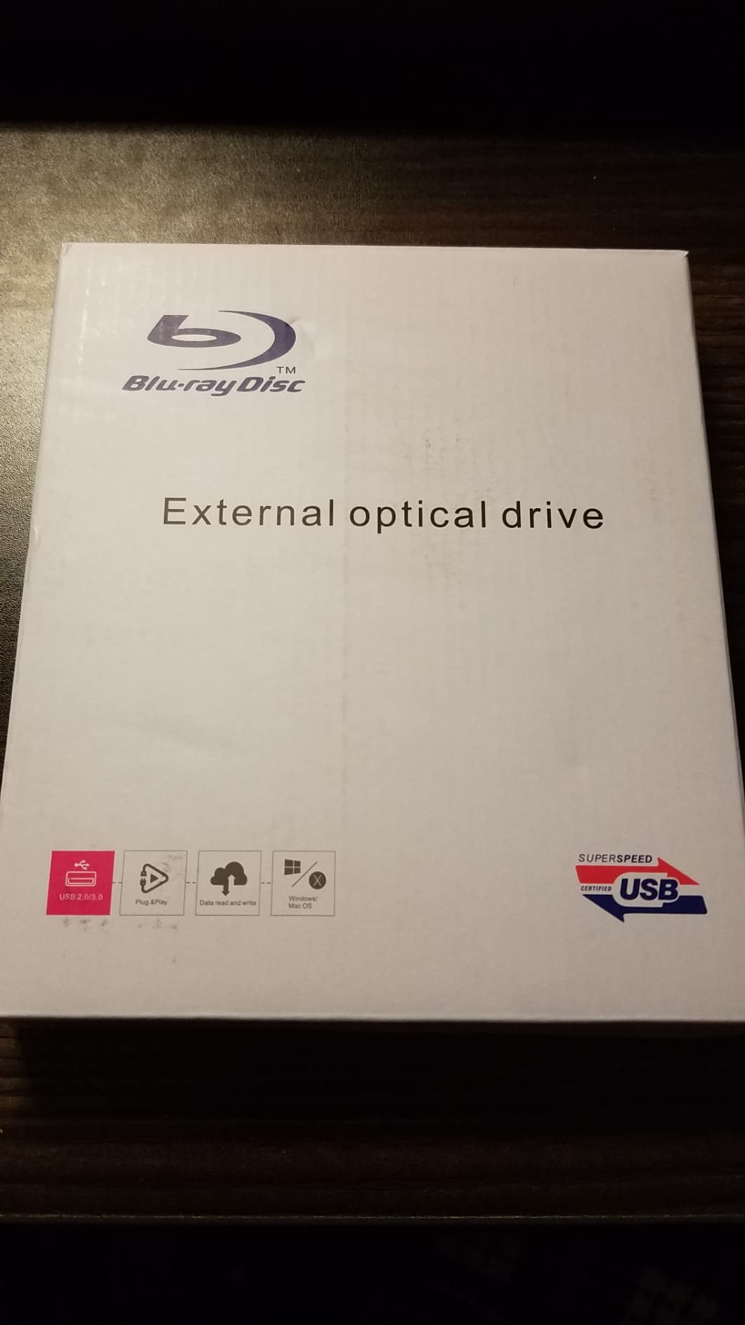 Dainty External Compatible Blu ray Drive Player Read