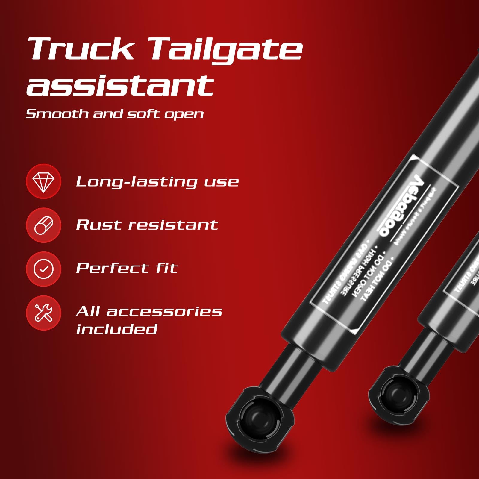Tailgate Damper Shock Strut Assembly Kit,Fits for Ford F-150 2015-2019,Lift Support Kit,Replaces# FL3Z-99406A10-A,FL3Z99406A10A - 34