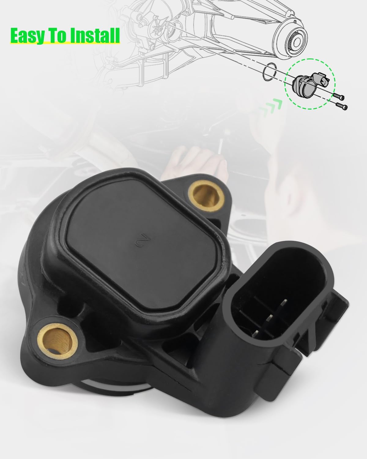 84377721 Transfer Case Two/Four Wheel Drive Actuator Position Sensor Fit for Chevrolet Chevy Colorado Silverado GMC Yukon Sierra Cadillac Escalade 4WD 2007-2022