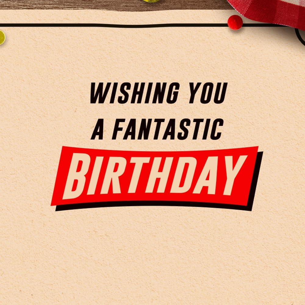 Prime Greetings Dad Birthday Card, Made in America, Eco-Friendly, Thick Card Stock with Premium Envelope 5in x 7.75in, Packaged in Presentation Mailer - Image 9