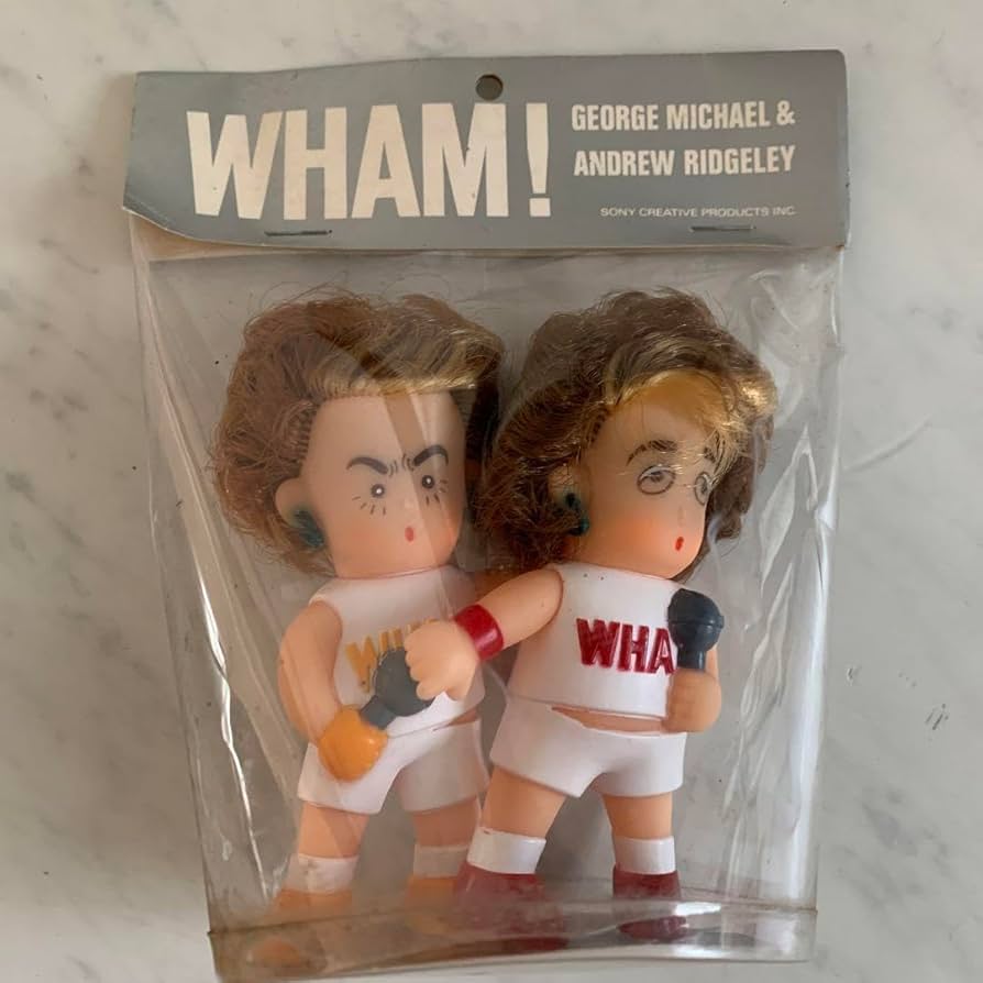 WHAM！　ソフビ人形 Amazon.co.jp: レア商WHAM ソフビ 2体セット ジョージマイケル