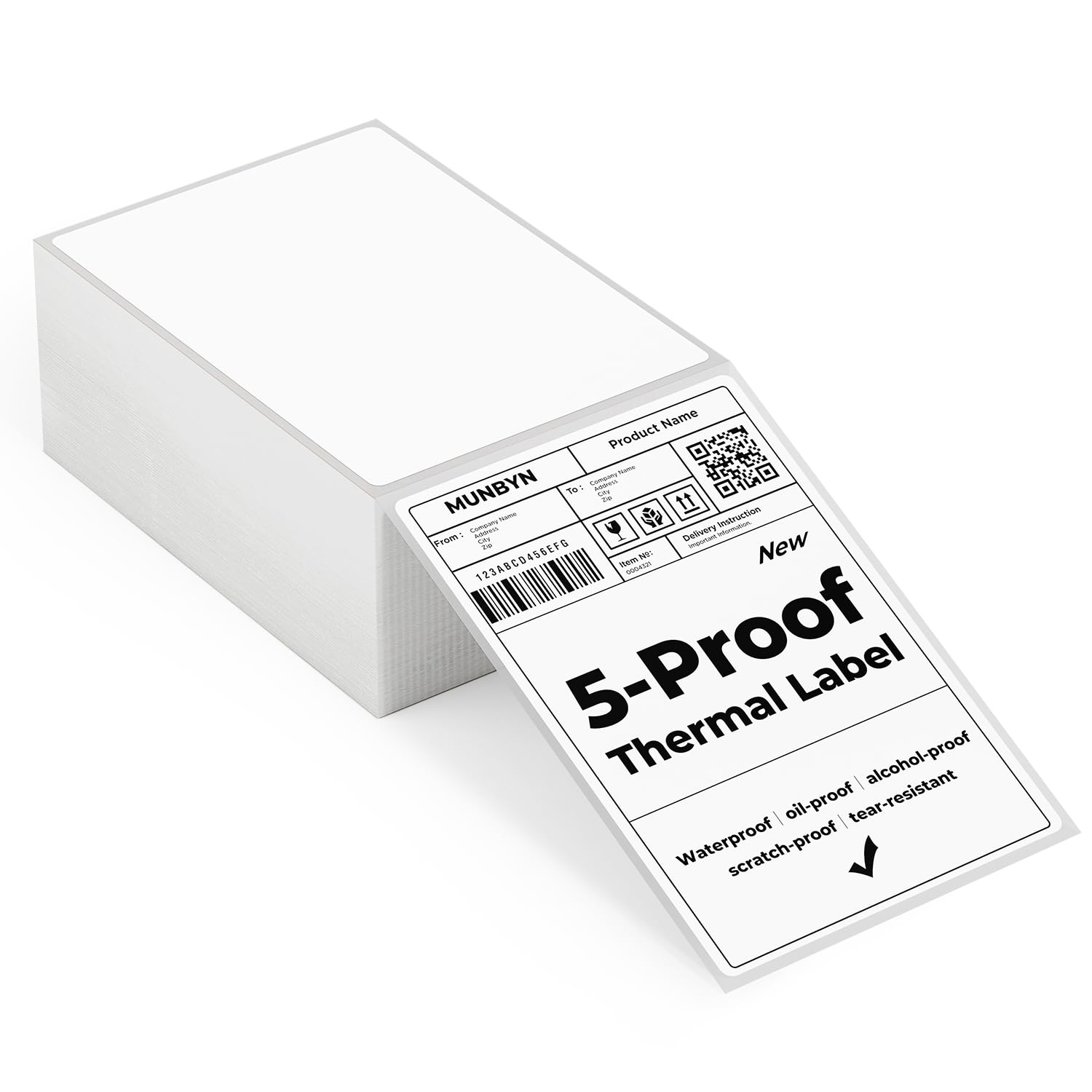 380-Count 4"x6" Thermal Shipping Labels