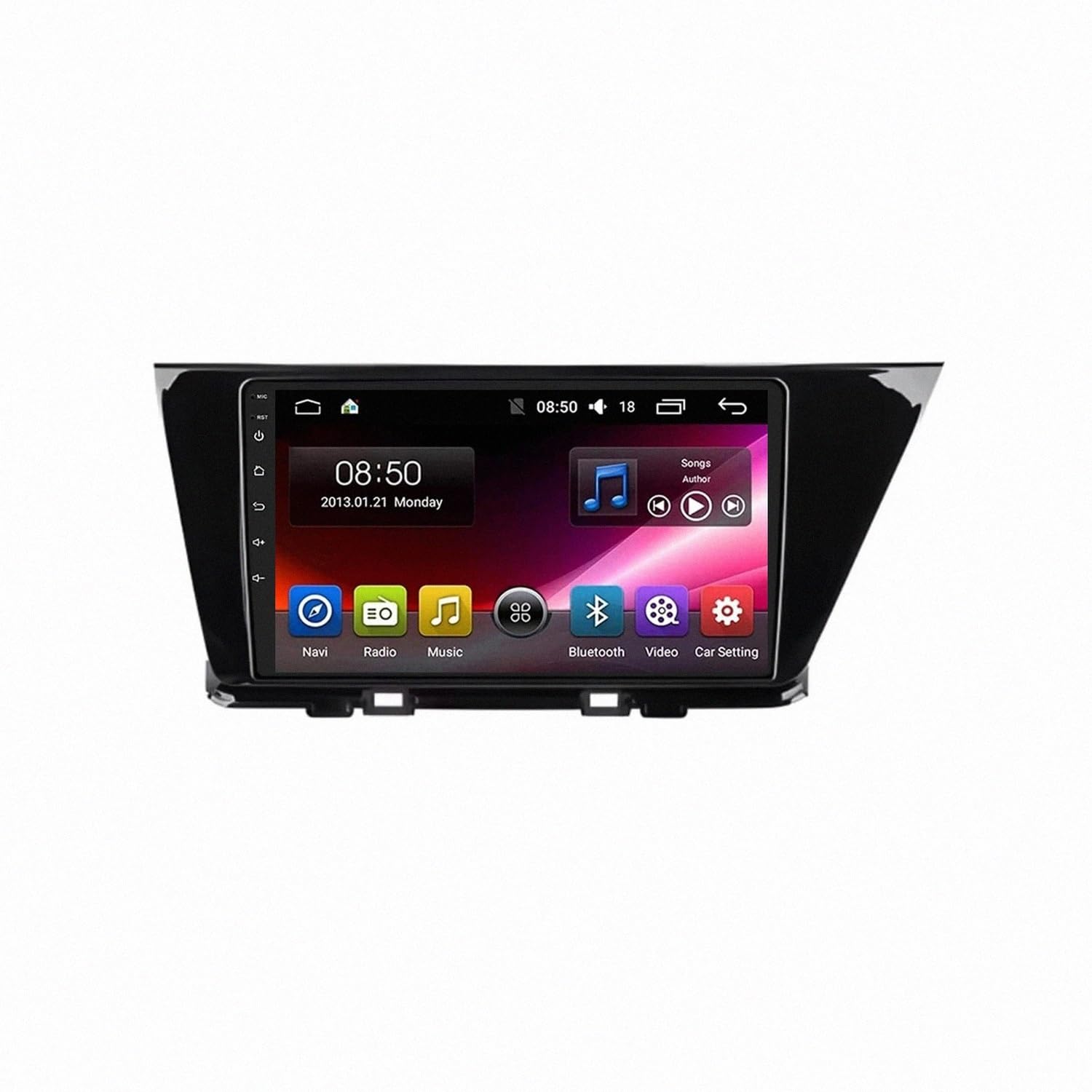 Radio Samochodowe dla Kia Niro DE 2016-2019 Steering Wheel Controls Radio Samochodowe Z Ekranem Fm Am Bluetooth Usb Android Auto Do, 8 Core 6G+128G
