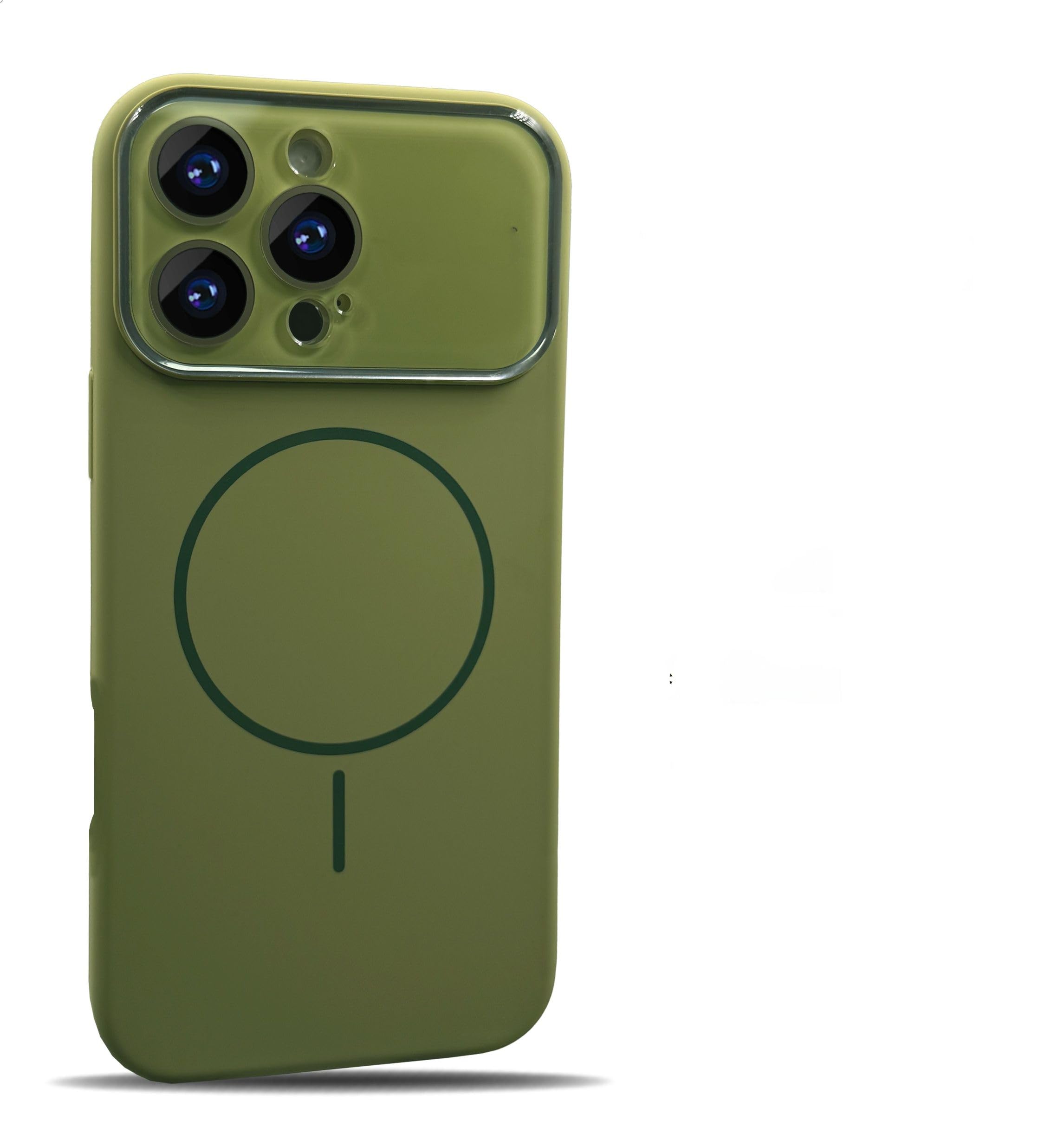Coque antichoc iPhone 14 Pro Max vert protège objectif acrylique