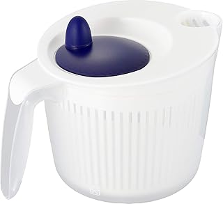 ヨシカワ 栗原はるみ サラダスピナー コンパクト 野菜水切り ホワイト HK11593