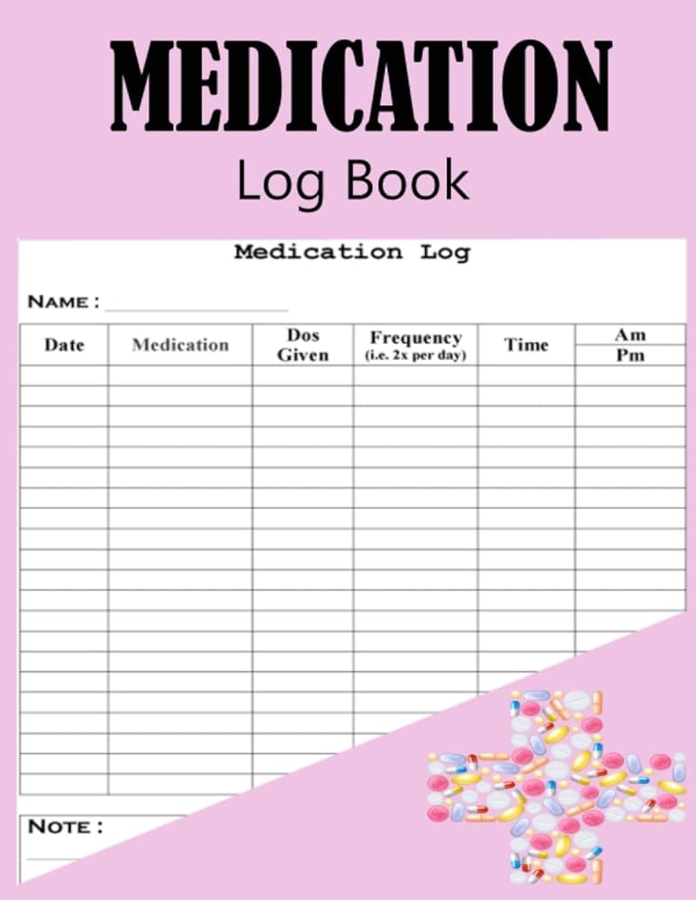 medication-log-book-simple-personal-medication-administration-planner-record-log-book-52-week-daily-medication-chart-book-medication-checklist-for-seniors-adults-caregivers-and-kids-gui-cher-amazon-com-books for Free Printable Daily Medication Chart For Elderly Medication Log Book: Simple Personal Medication Administration Planner & Record Log Book ,52-Week Daily Medication Chart Book, Medication checklist ... For Seniors, Adults, Caregivers And Kids,: gui, cher: Amazon.com: Books for Free Printable Daily Medication Chart For Elderly
