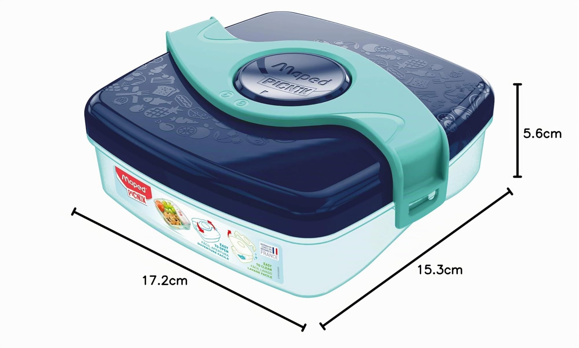 Maped Picnik Origins Boîte à Goûter Enfants 520ml Plastique Sans BPA