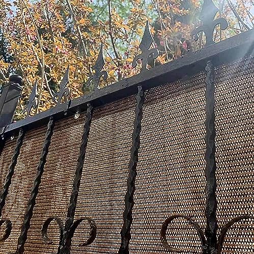 Toldo rectangular de 3x5 m marrón para proteger el coche y el jardín 7