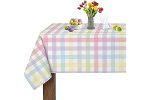 SuQKXCo Spring Summer Easter Tablecloth