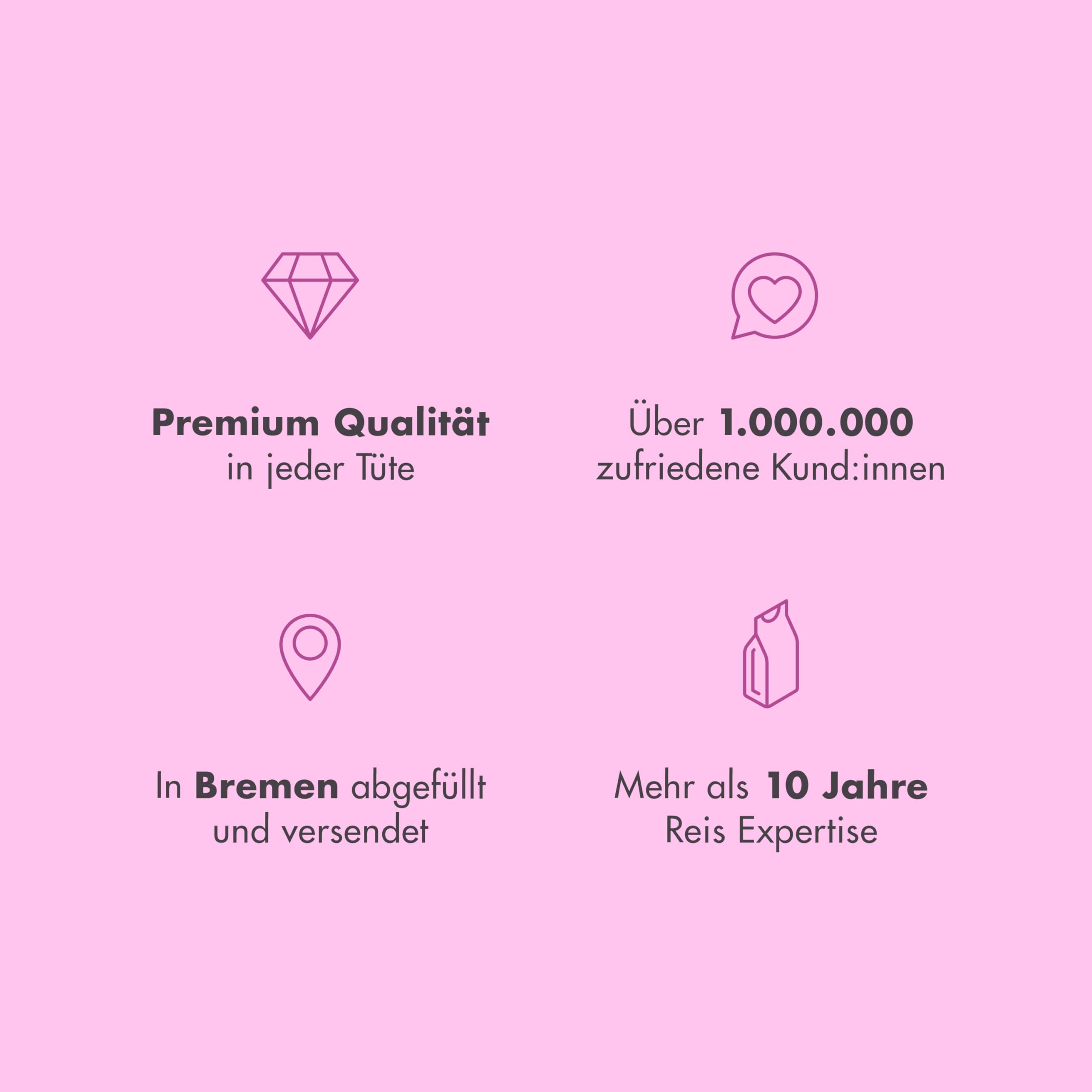 REISHUNGER Jasmin Reis, Premium Langkornreis - 3 kg (1 x 3 kg) - Sorte: Thai Hom Mali Duftreis - erhältlich in 600 g bis 9 kg – 100% Sortenrein