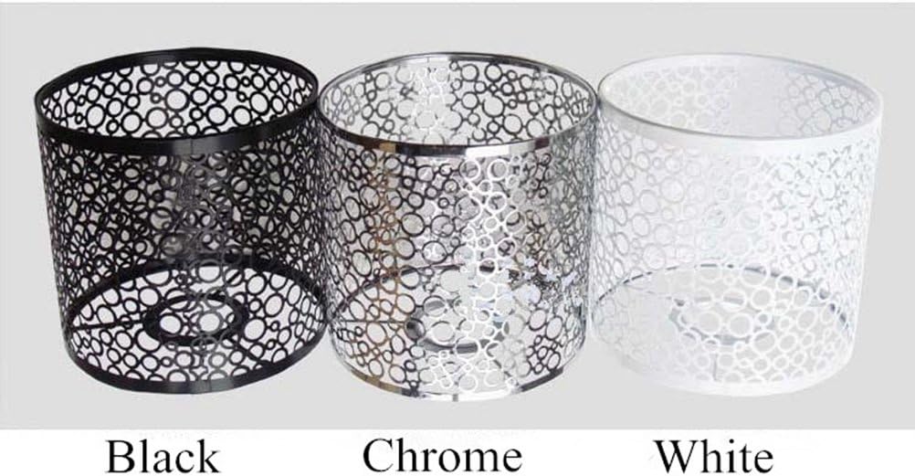 Iron Round Simple Style Convenient Ceiling Light Lampshade (Fit for E27 Bulb) (Black-15)