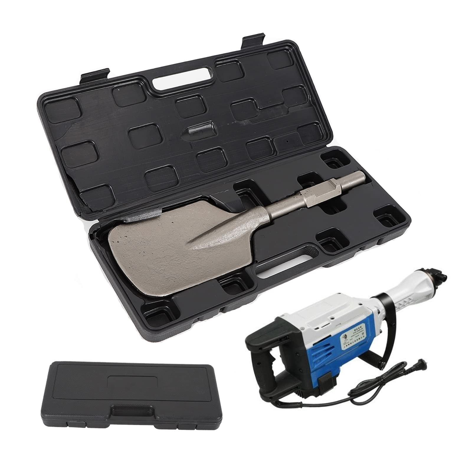 SDS HEX Ciseau à pelle 135 x 440 mm Burin à asphalte pour marteau de démolition, idéal pour enlever le béton et la maçonnerie