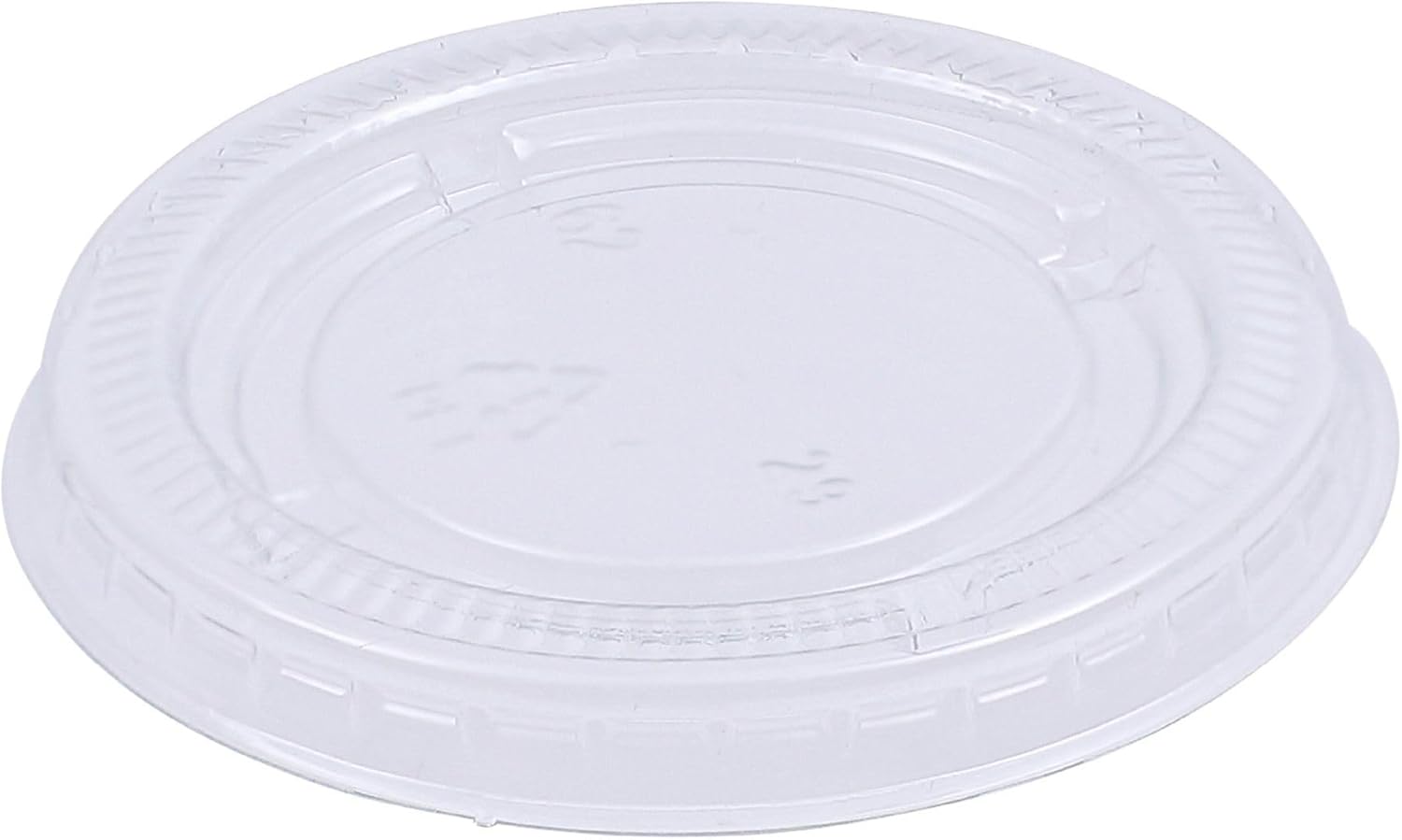 Boardwalk Souffle/Portion Cup Lids, Fits 1.5 oz and 2 oz Portion Cups, Clear, 2,500/Carton