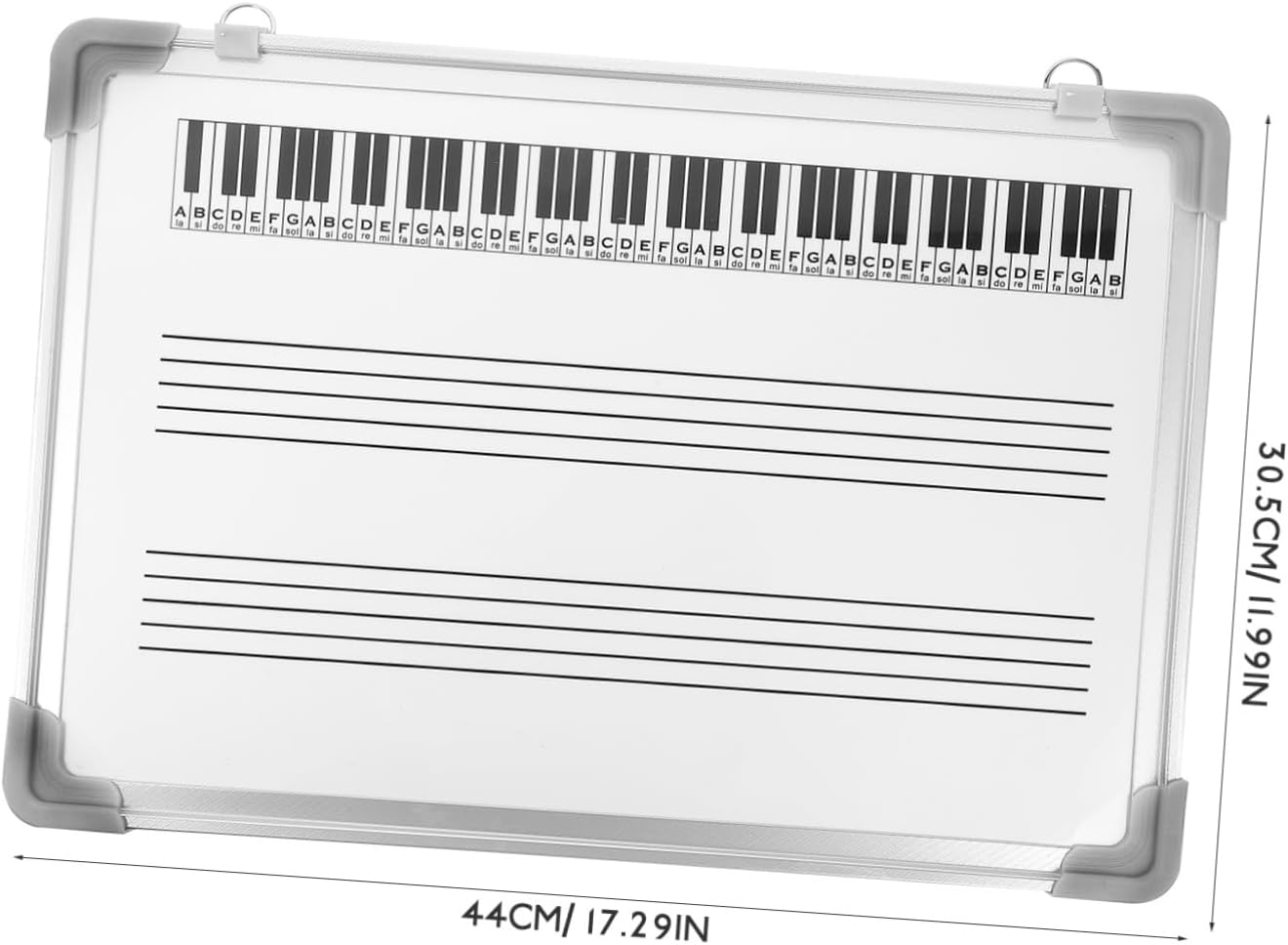 Erasable Staff Writing Board Portable Music Staff Whiteboard for Learning Tools Classroom