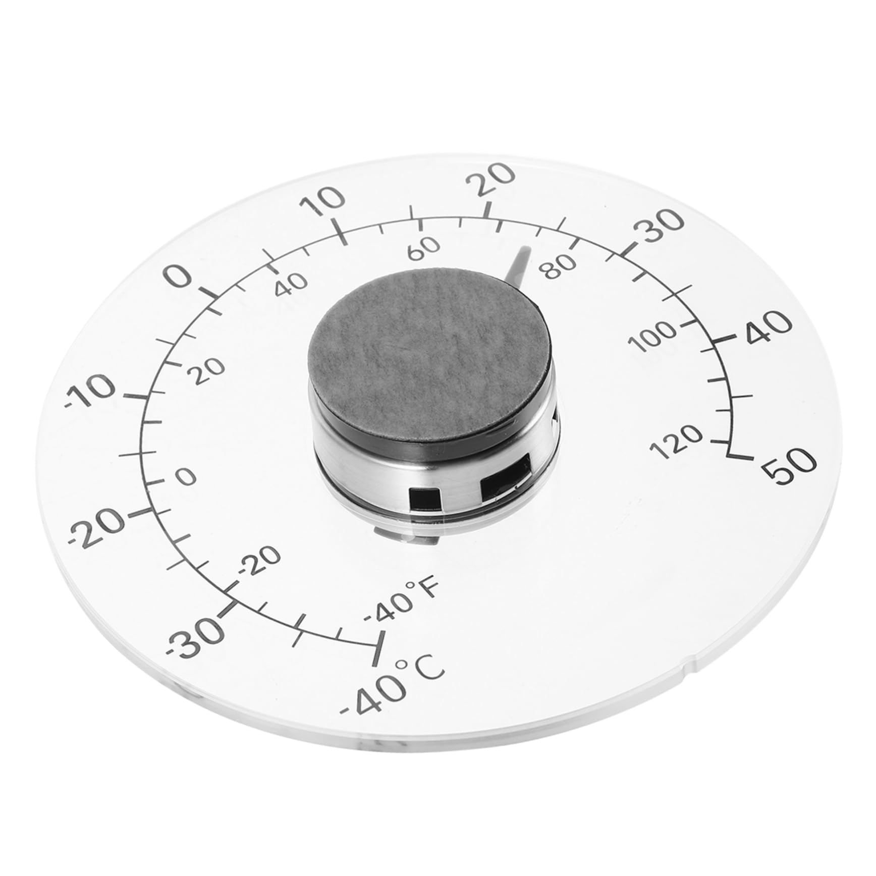 Abaodam 4 Pièces Thermomètre étanche thermomètre extérieur d'intérieur pour la maison de plein air de fenêtre pour l'extérieur pour garage Plastique