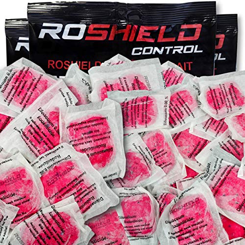 Roshield 60 Mouse Mice Rat Pasta Bait Killer Poison Control Sachet Kit- Fast Acting for Home & Garden Treatment (4 x 150g Pack)