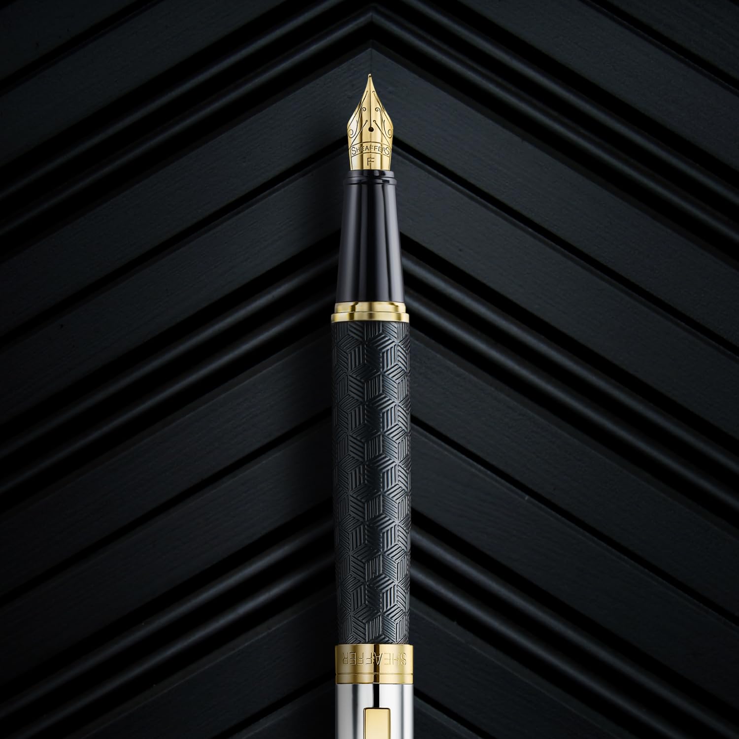 Amazon.co.jp: Sheaffer 300 万年筆 | E9347 刻印マットブラックバレル