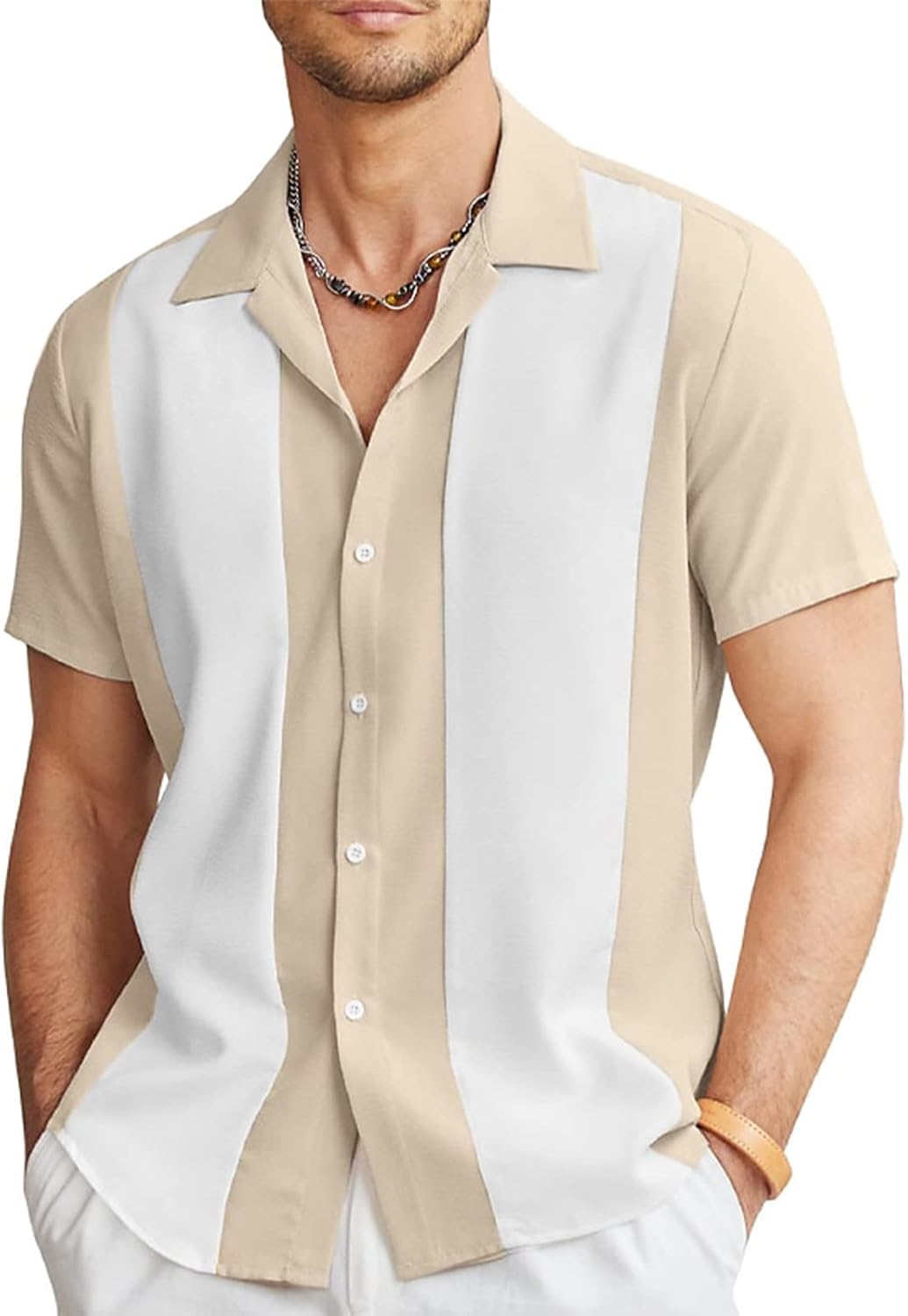Men's Shirts Designer Spring Summer Casual Cotton Linen Solid Color Short Sleeve Shirts Loose Casual Stylish, M-4XL