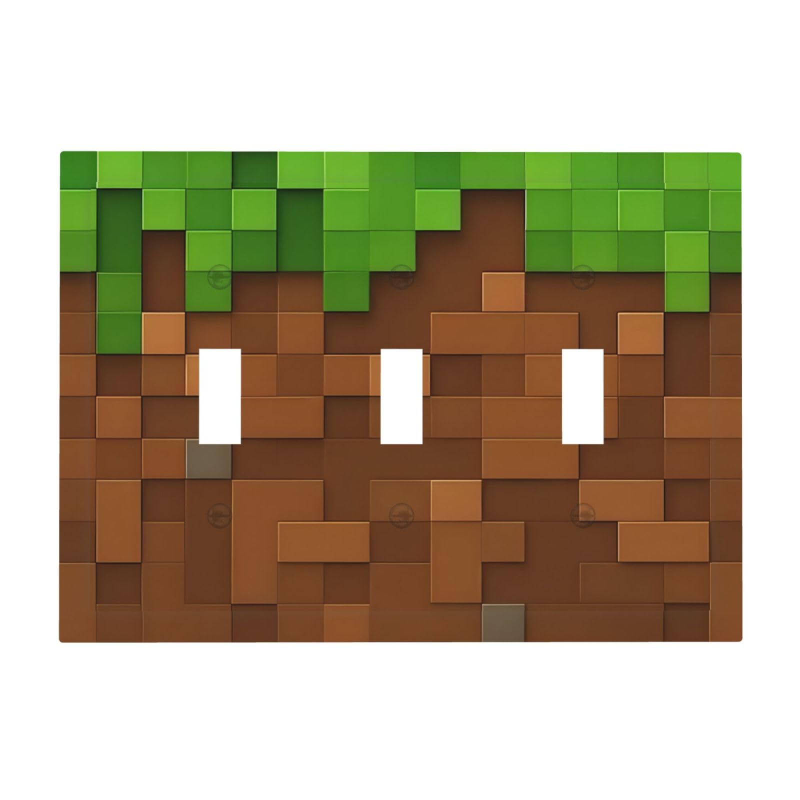 Panneaux muraux électriques triple bascule pixel pour décoration gaming