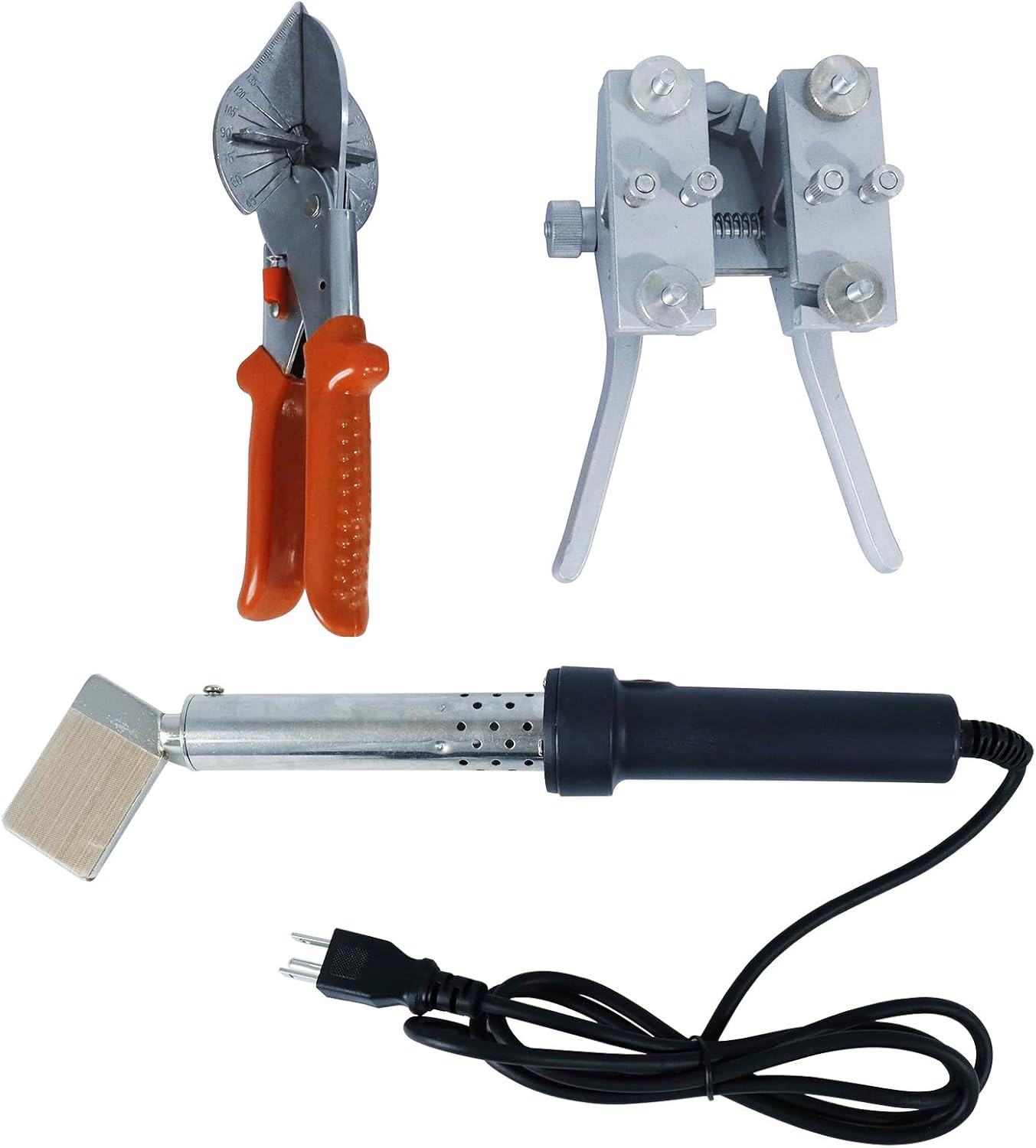 PU Round Belt Welding Machine PU Round Belt Welder Butt Machine Polyurethane Belt Welder Round Belt Welder Scissor+110V Soldering Iron+ Hot Melt Machine Clamp