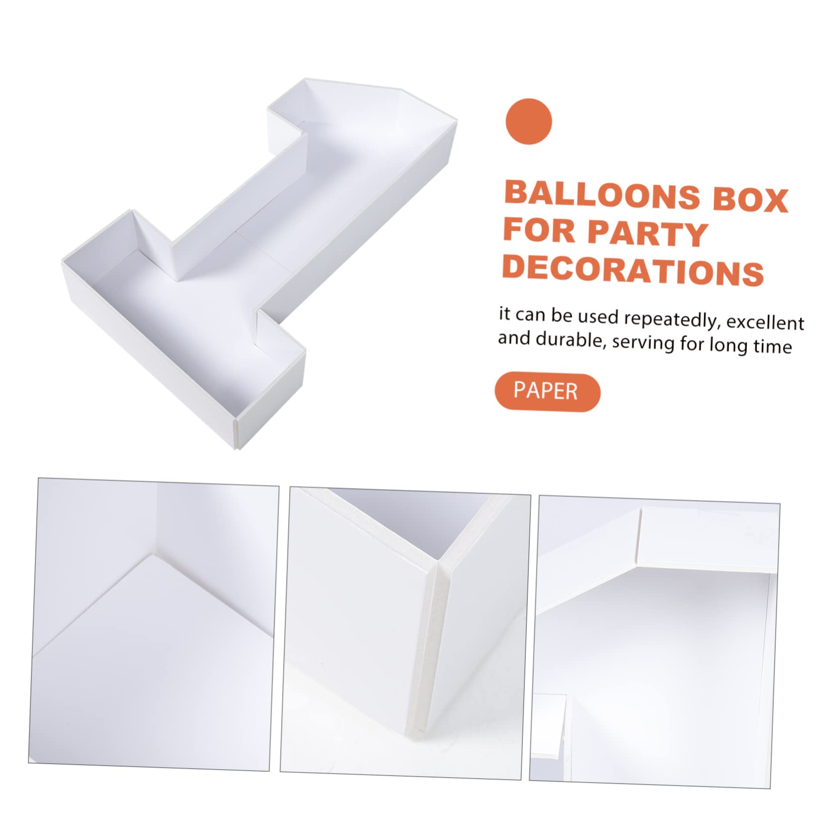Cornice Palloncino Numero 1 Bianco in Ps per Feste
