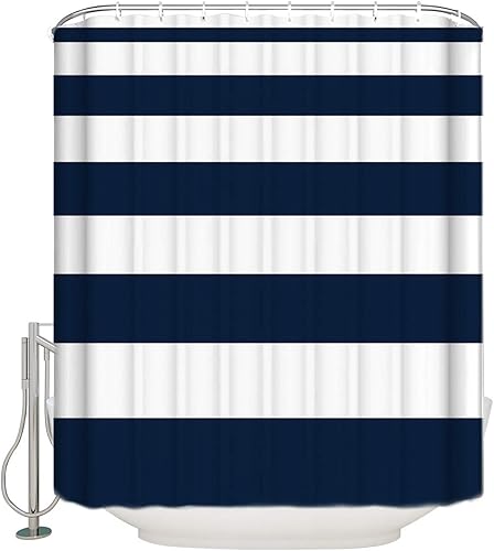 Cortina de ducha con estampas geométricas 100% poliéster impermeable de 72 pulgadas x 84 pulgadas, extra larga- GRIS, Poliéster, 72x72