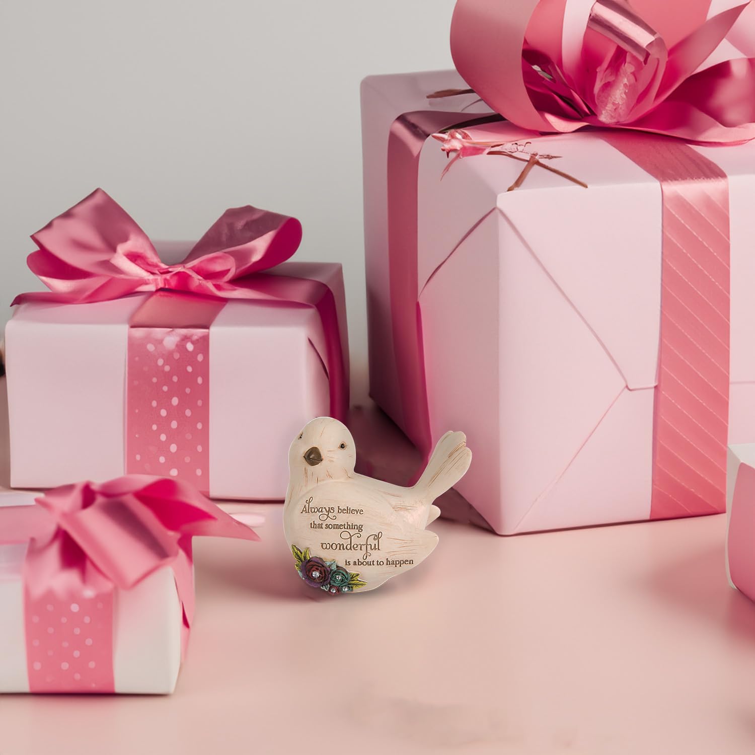 Pavilion Gift Company Dekoratif Bir Şey Harika Kuş Heykelcik 3,5 İnç