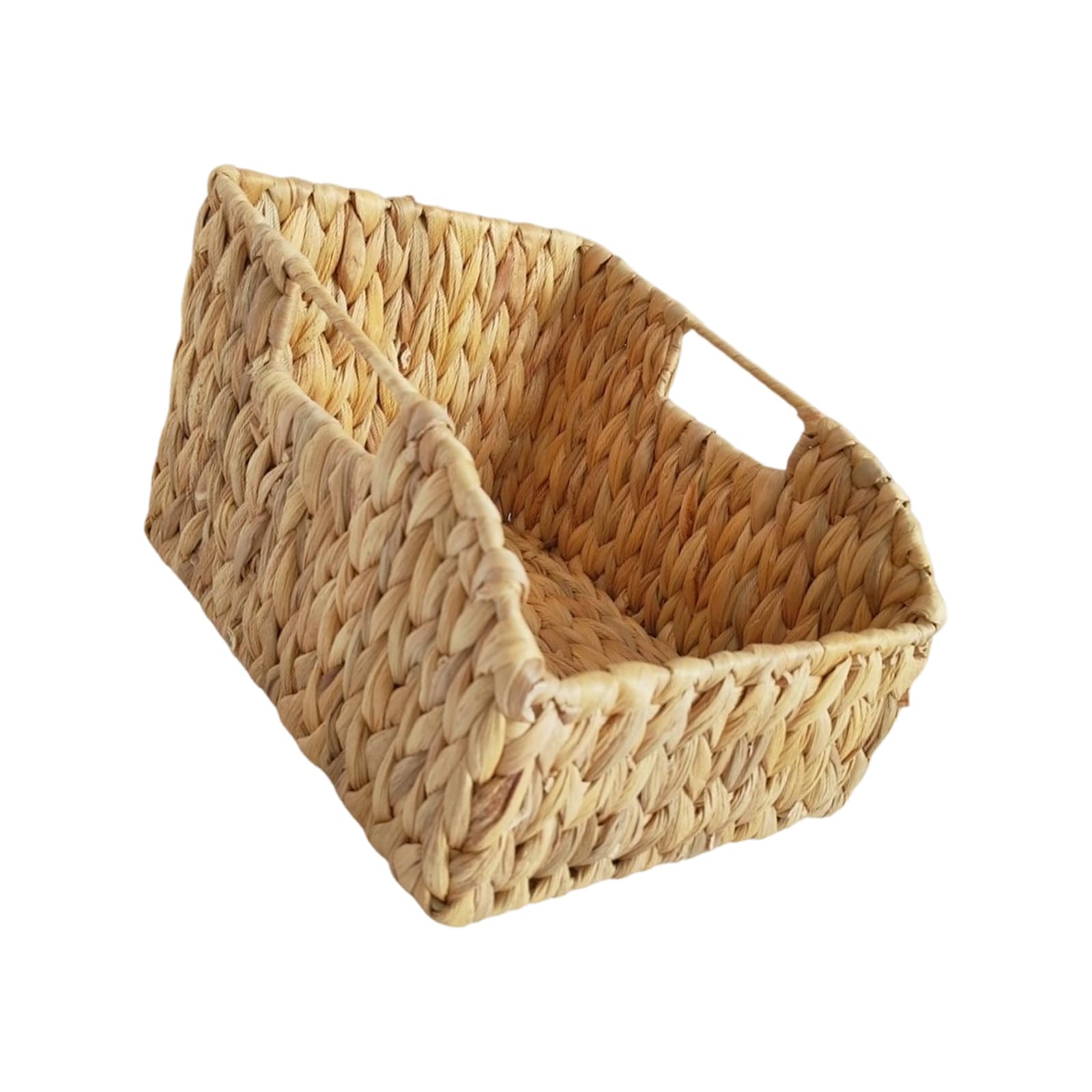 Xinsheinelry Modern Nordic Handwoven Storage Basket Breathable Materials Scandinavian Bin for Living Room Bedroom Handcrafted Natural Fiber Bin Breathable Design
