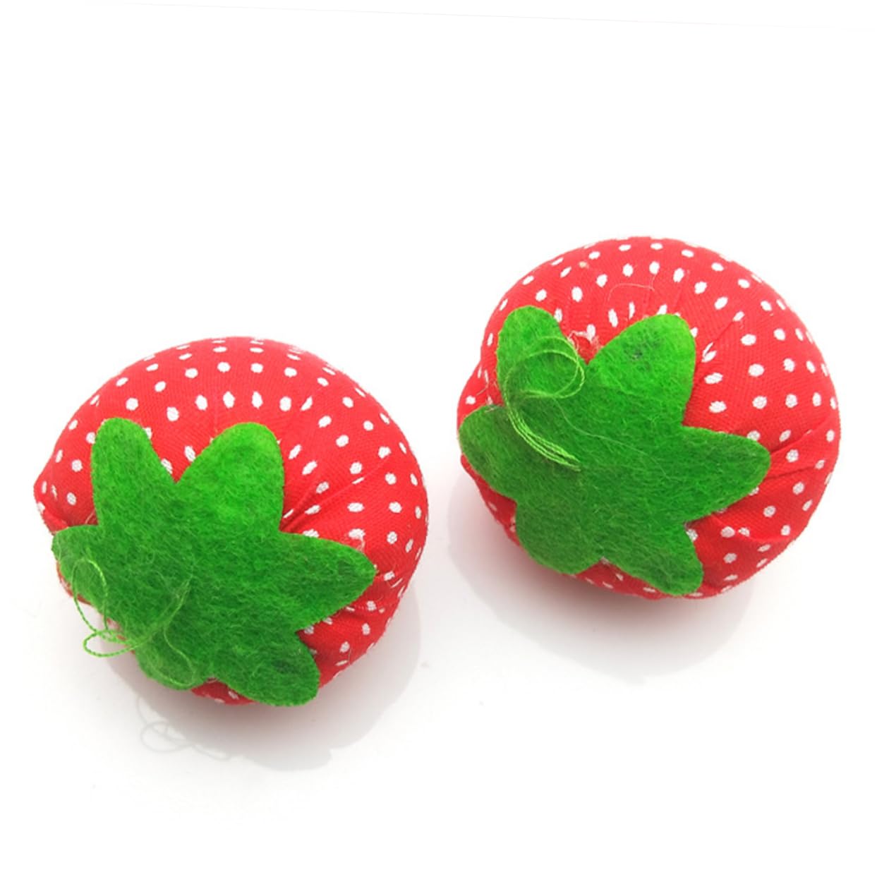 NUOBESTY 20piezas Alfiletero Forma De Fresa Organizador De Agujas Para Costura Herramienta De Manualidades Para Cestas De Costura y Decoración