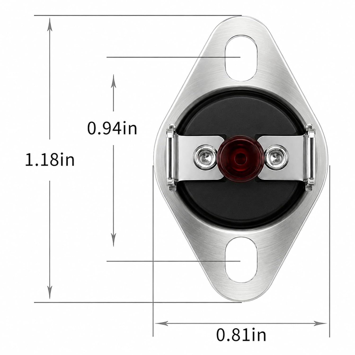 Furnace Limit Switch OEM 47-22861-01 L350 Roll Out Switch (2 Pcs) | Manual overload protection, precise temperature control, compatible with rheem limit switch 47-22861-01