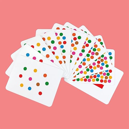 Miniatura 2 de hungry brain Tarjetas de matemáticas coloridas de puntos y números, regalo para bebés I 101, 100 tarjetas de números pequeños, tarjetas de símbolos,