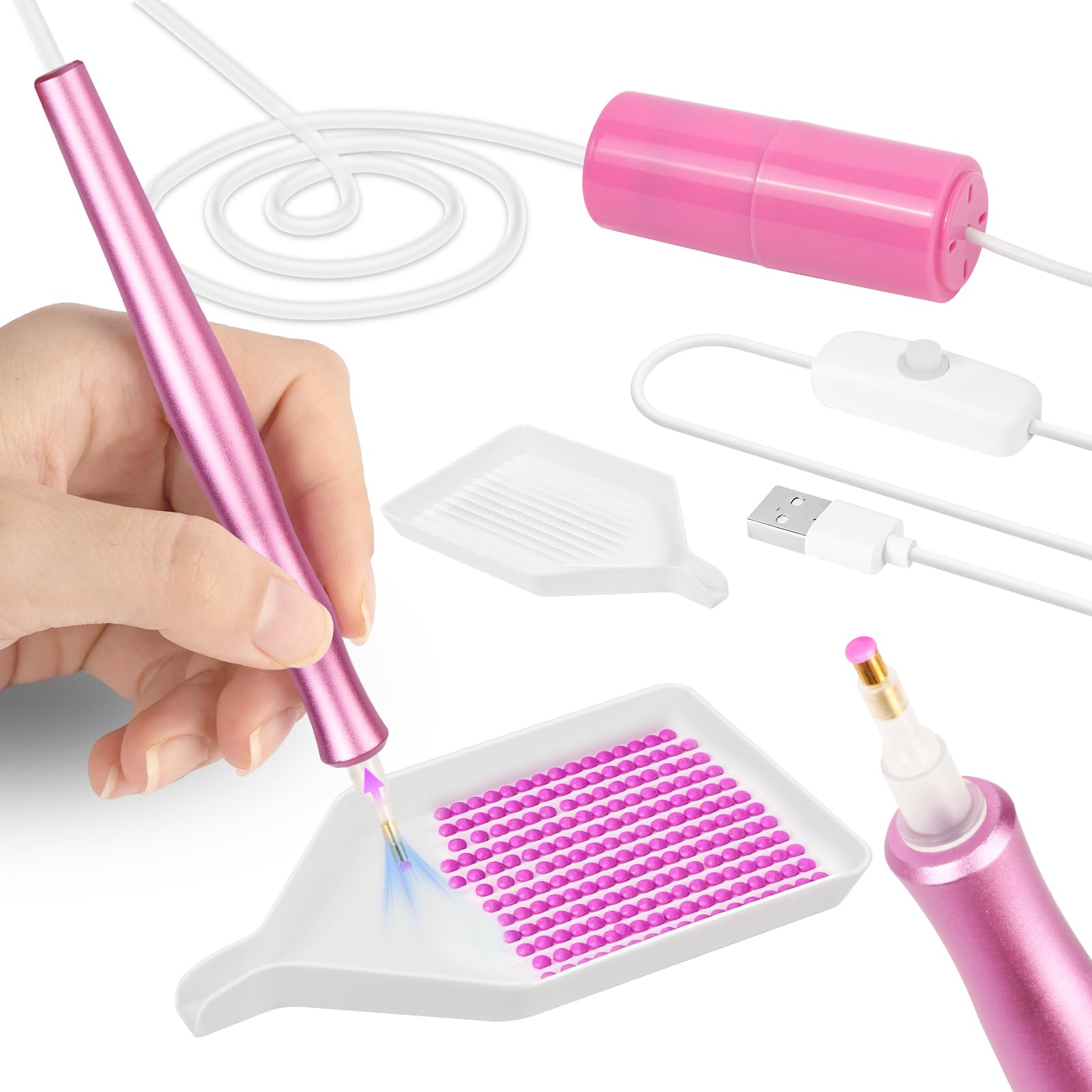 OFFCUP Electric Diamond Paint Pen, Vacuum Diamond Art Painting Pen Sets