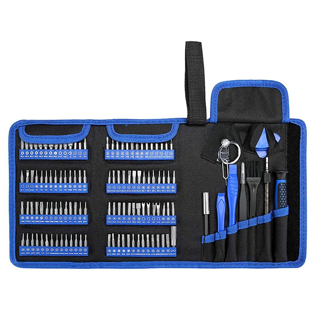 Juego de Destornilladores Juego de Herramientas de Destornillador de precisión Puntas Torx magnéticas 126 en 1 Herramientas manuales de reparación para teléfono portátil