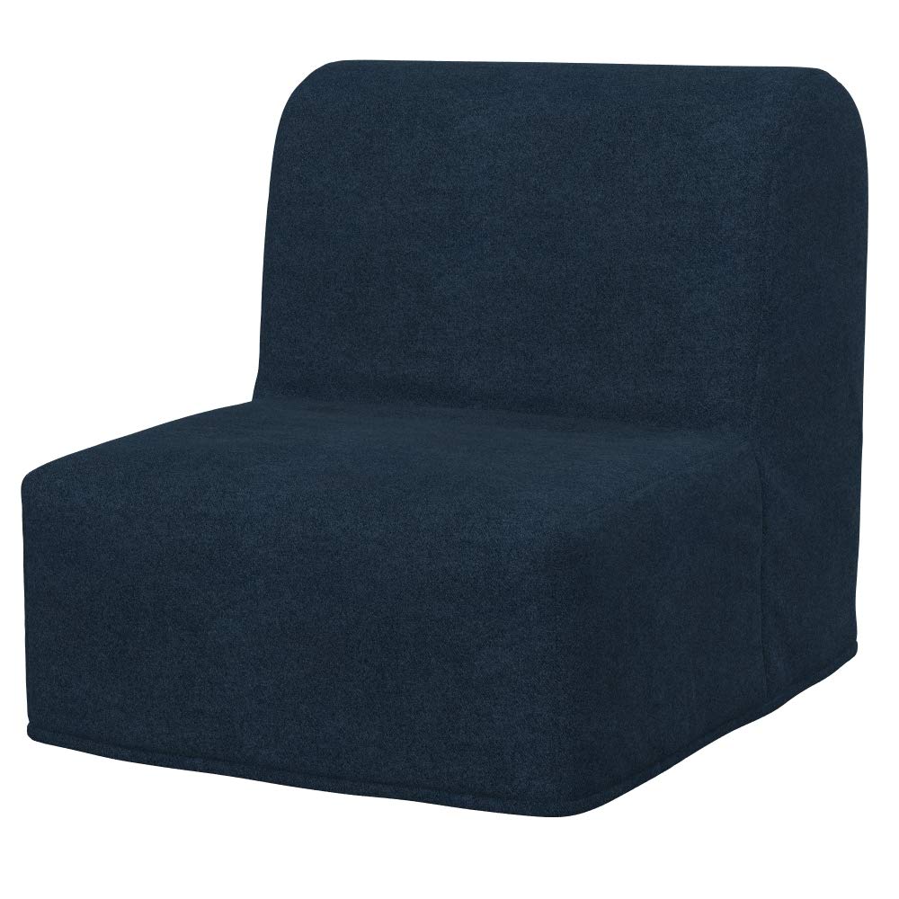 Soferia Replacement Compatible Cover for Lycksele Chair-Bed, fabric Strong Denim