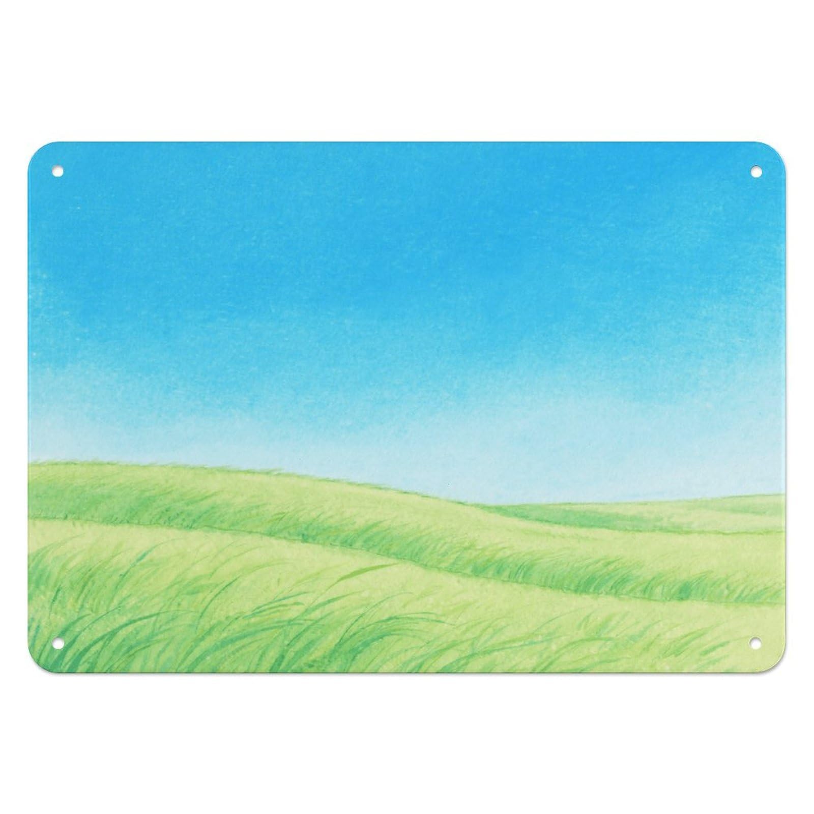 Fekiloot Style Grassland Wall Decor Iron Painting Metal Sign