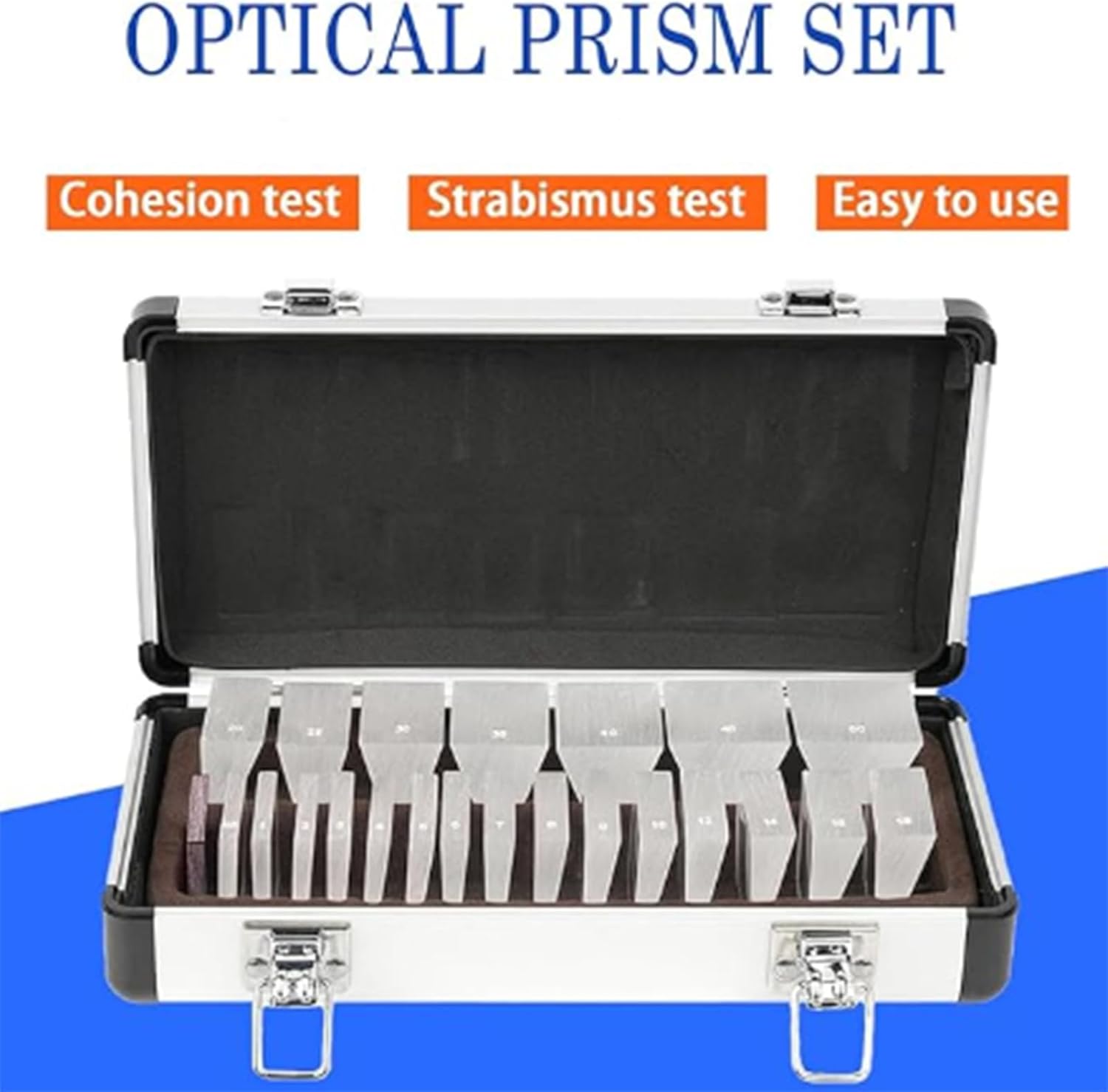 Optical Prism Kit for Ophthalmology, a Science Classroom Optics Kit to Aid in Vision Training, Suitable for Ophthalmology Clinics.