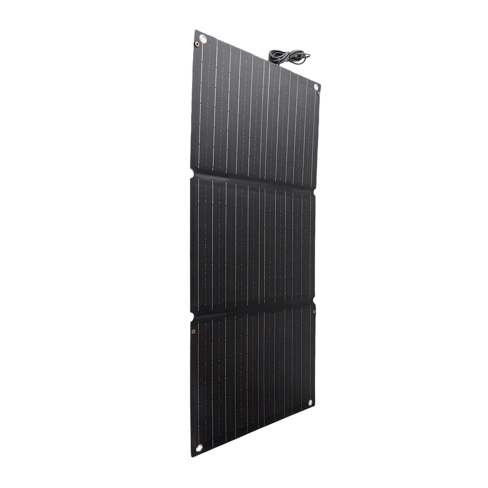 Denash Przenośny Panel Słoneczny 100W, Składany Panel Fotowoltaiczny | Kompaktowy, wodoodporny, podwójne wyjście USB, do użytku na zewnątrz