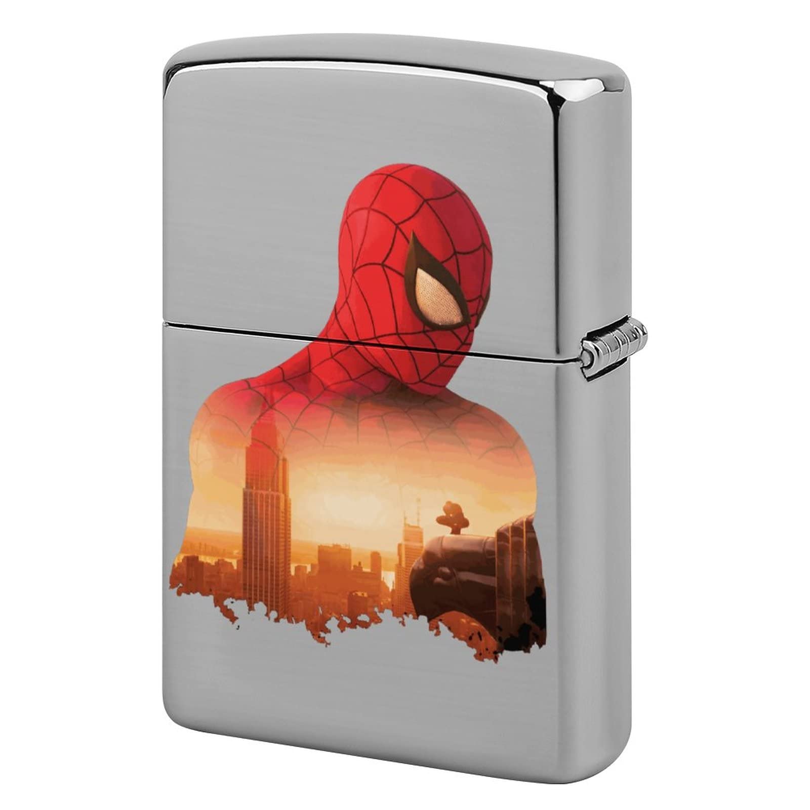 ZIPPOジッポー　オイルライター　２００２年限定スパイダーマン Spider-man Metal Limited Japan Model Zippo Oil Lighter 2002 Fired
