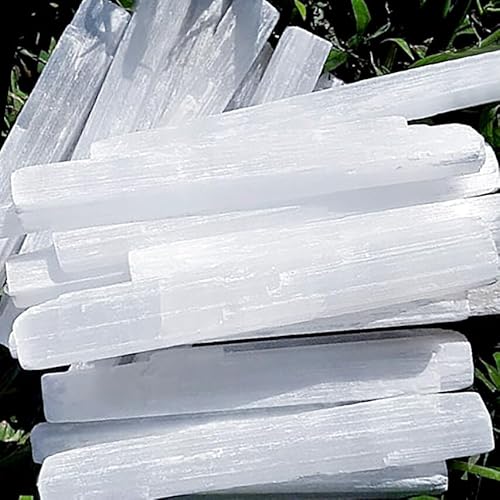 LOT Selenite Logs Crystal Wands " XL Bars Rough Natural Bulk Heal lbs #crystal19283