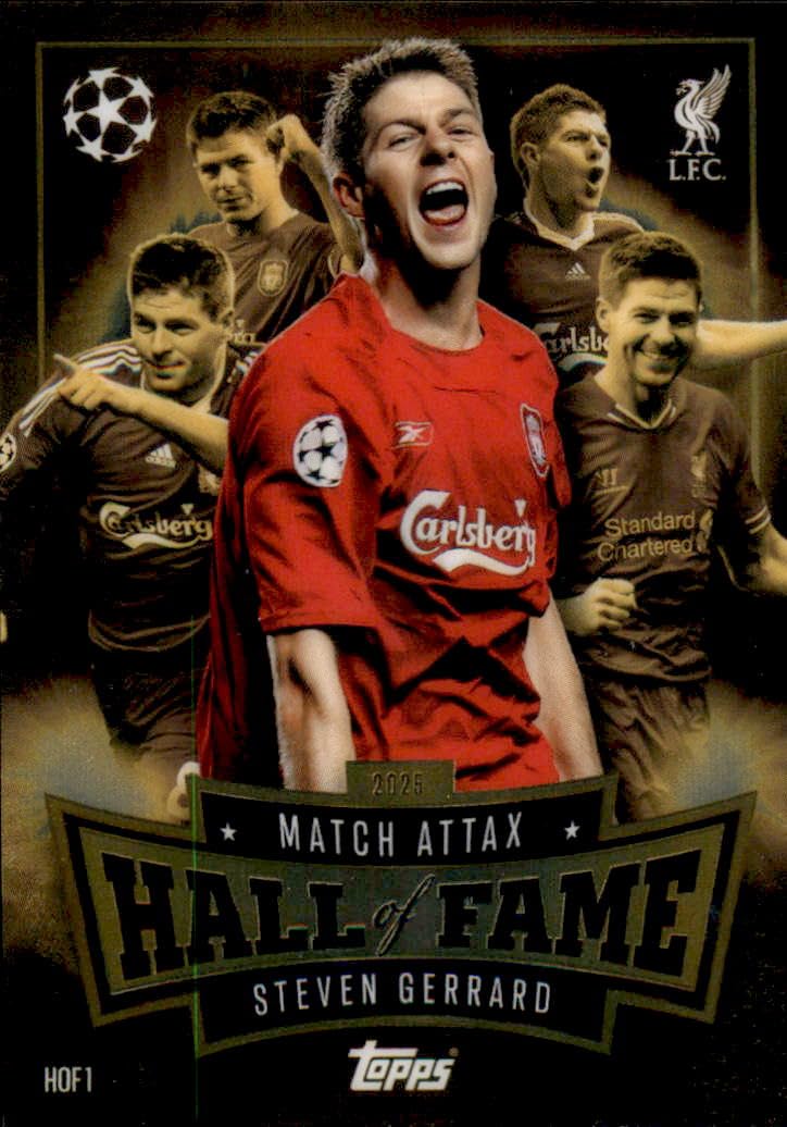 HOF1 - Steven Gerrard - Match Attax Hall of Fame - CL 2025/2026