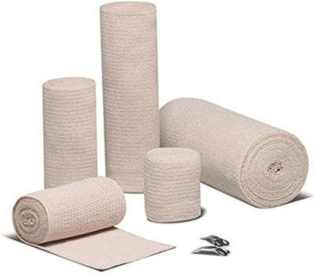 Econo-Wrap36330 Hartmann Latex Free Elastic Bandage, 6" Width, 10 Yards Length, Individual Roll