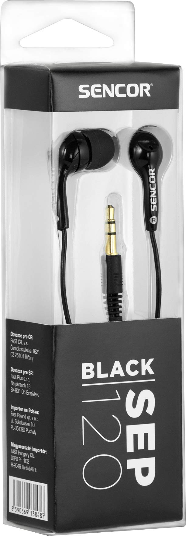 SENCOR SEP 120 In-Ear Headphones Black, rose, M - Image 4