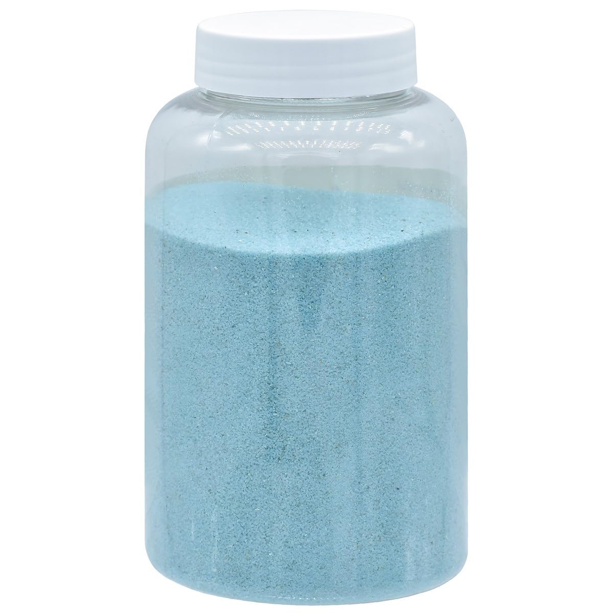 Aadya Crafts Sky Blue Coloured Sand 1Kg, Use in vases, Jewellery, Sand Art, add Elegance to Your Centerpiece Design, Wedding Reception Decorations, Terrarium, Floral Designs, Event décor.