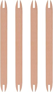 Wooden Weaving Shuttle Tools 4pcs for Tapestry Beginners