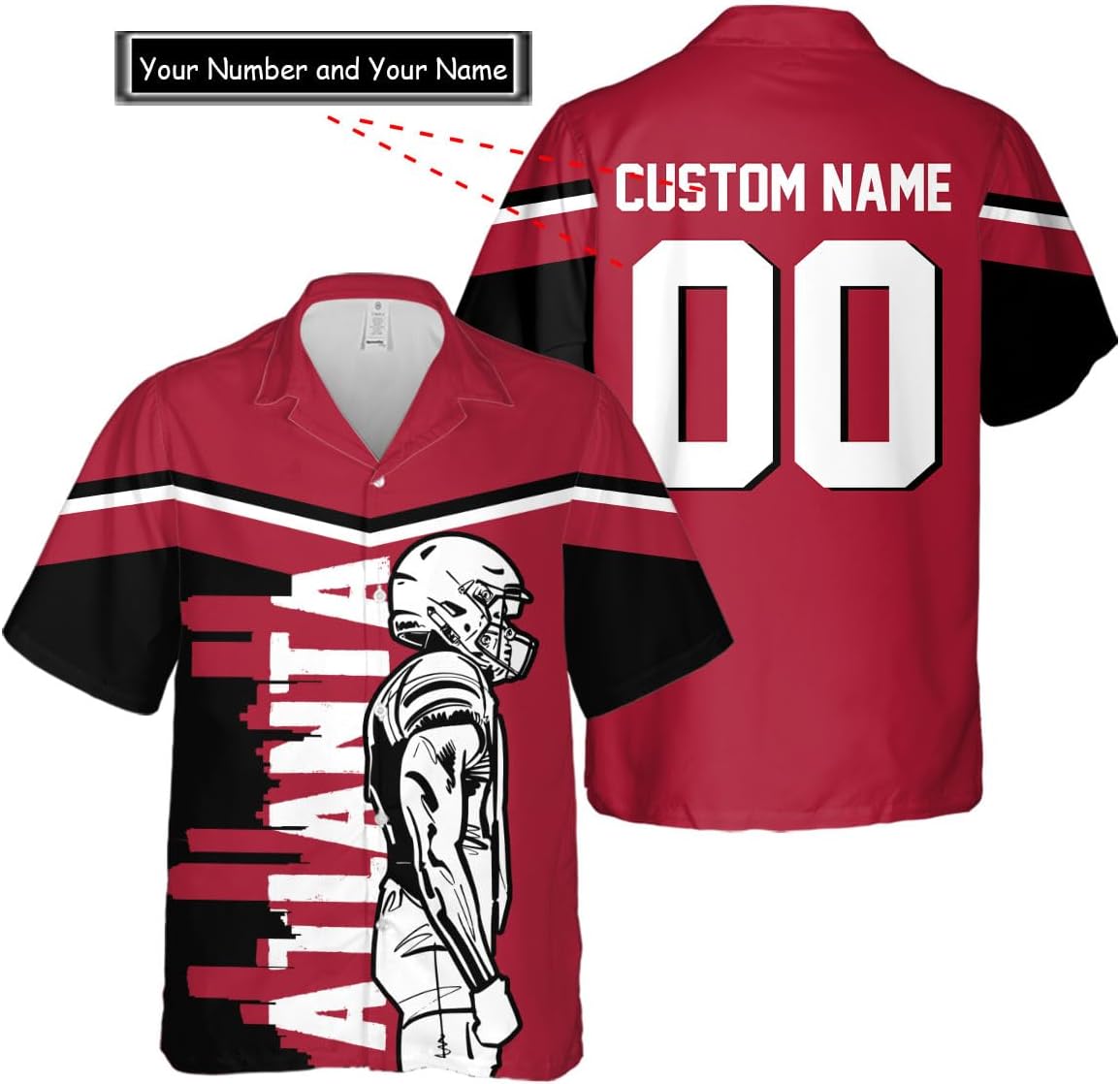Discover Personalized Atlanta Football Team Falcons Hawaiian Shirts for Men, Gift for Fan