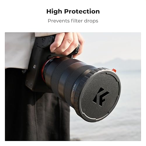 Miniatura 4 de K&F Concept Tapa de filtro de lente ND variable de 2.835 in Tapa de filtro de material TPU solo para K & F 2.835 in Filtro de densidad neutra