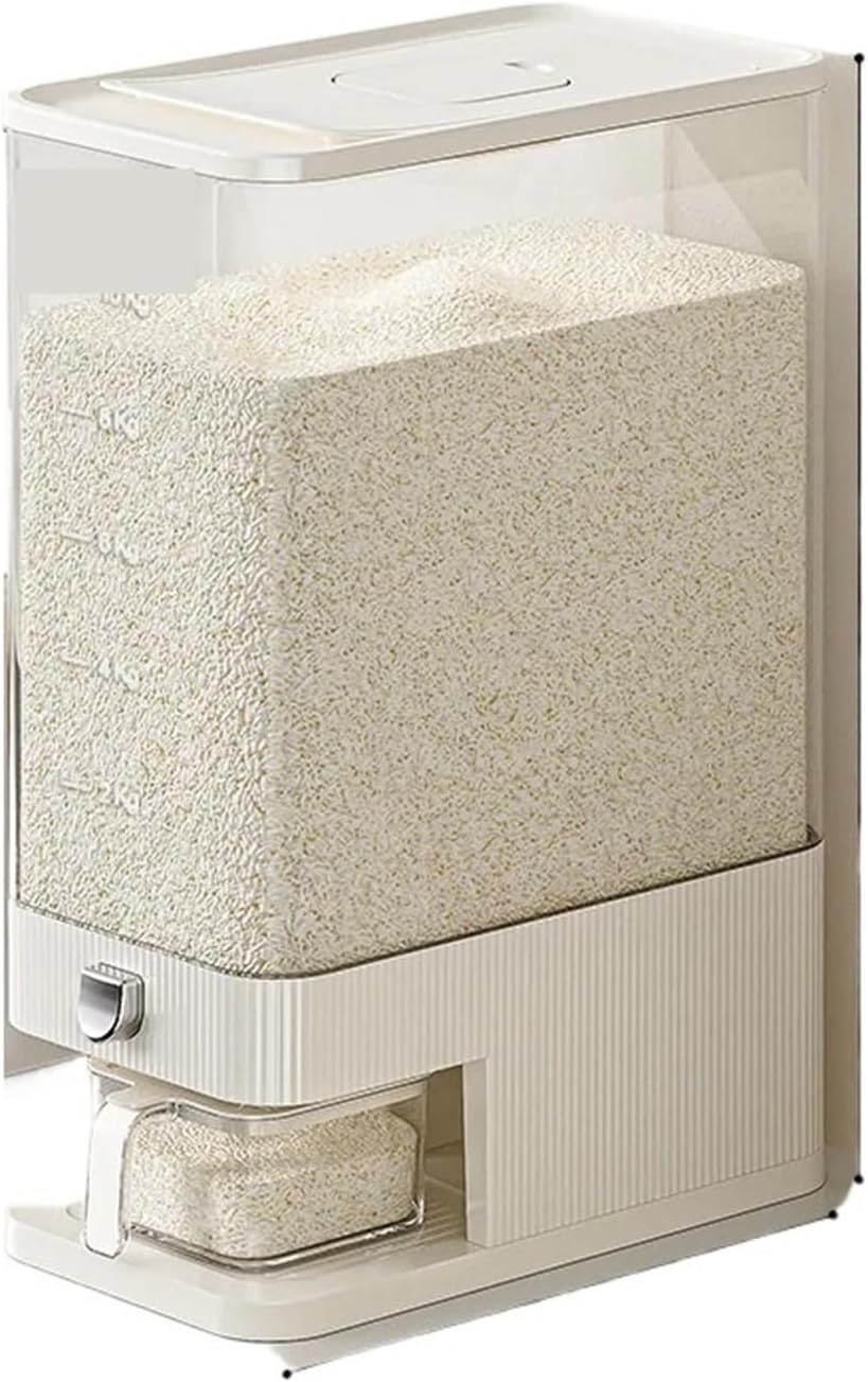 Fit for Rice Storage Container - Sealing Bucket for Home Use(White - large size)