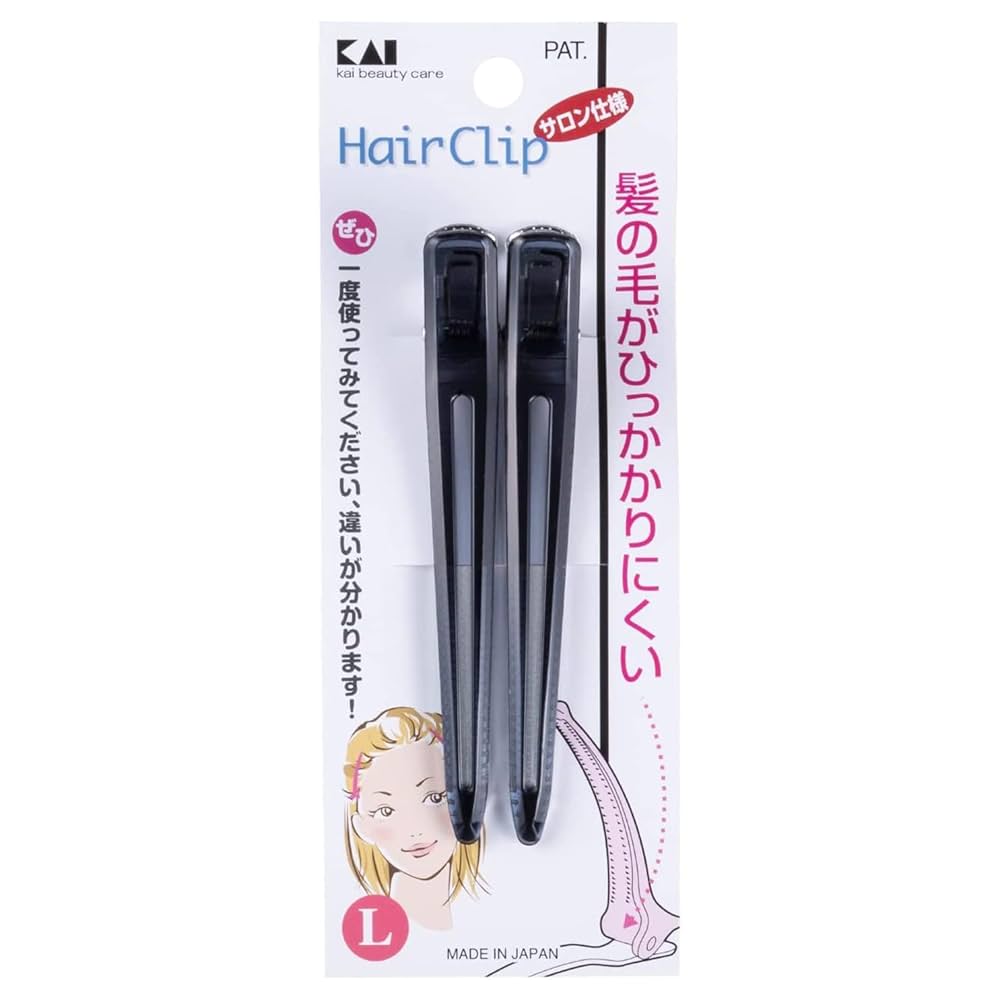 Amazon.co.jp: 貝印 KAI ヘアクリップ ヘアピン 小さめ 前髪 髪